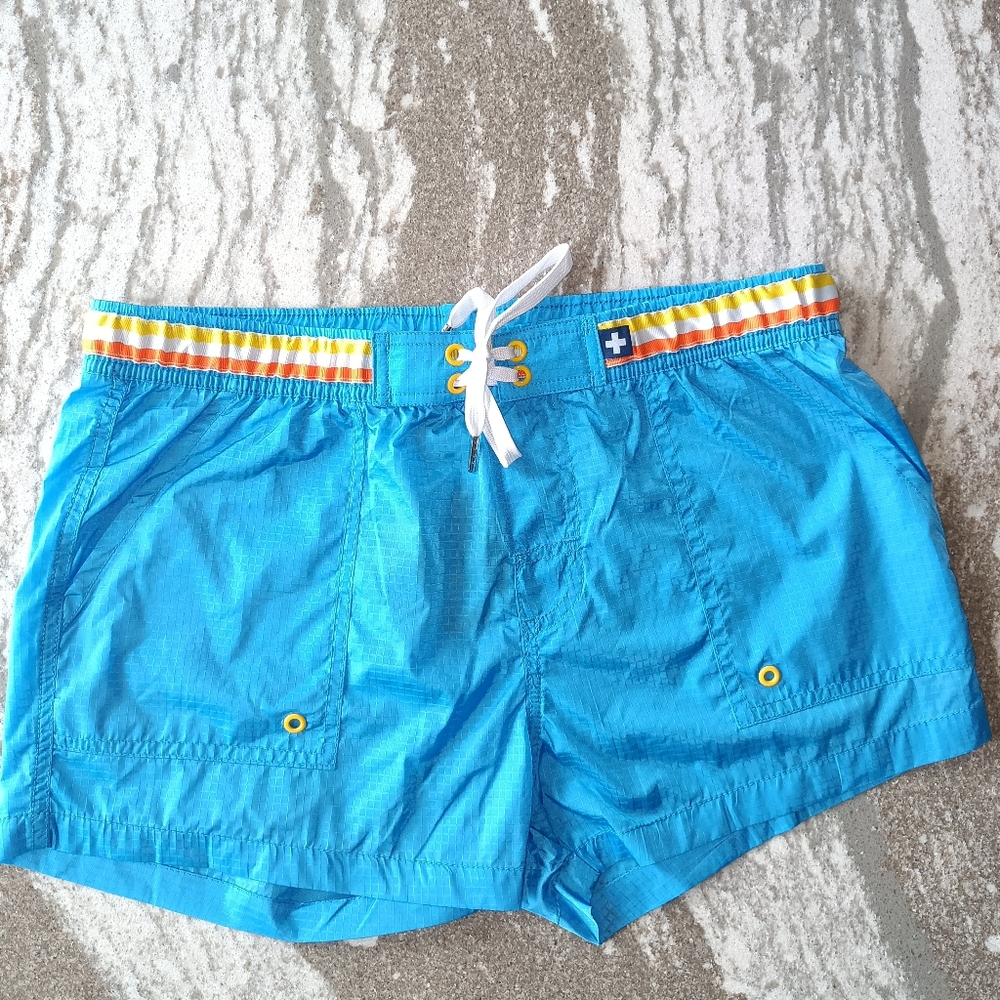 Andrew Christian Men's Retro Swim Shorts/Swim Trunks New Size Medium